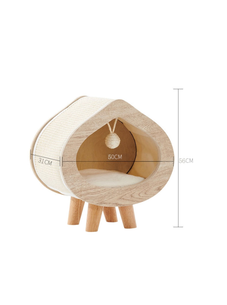 Integrated bed with nail sharpener