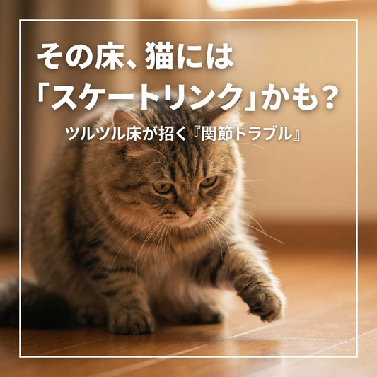 猫の関節トラブルを防ぐ！滑りやすい床の安全対策法