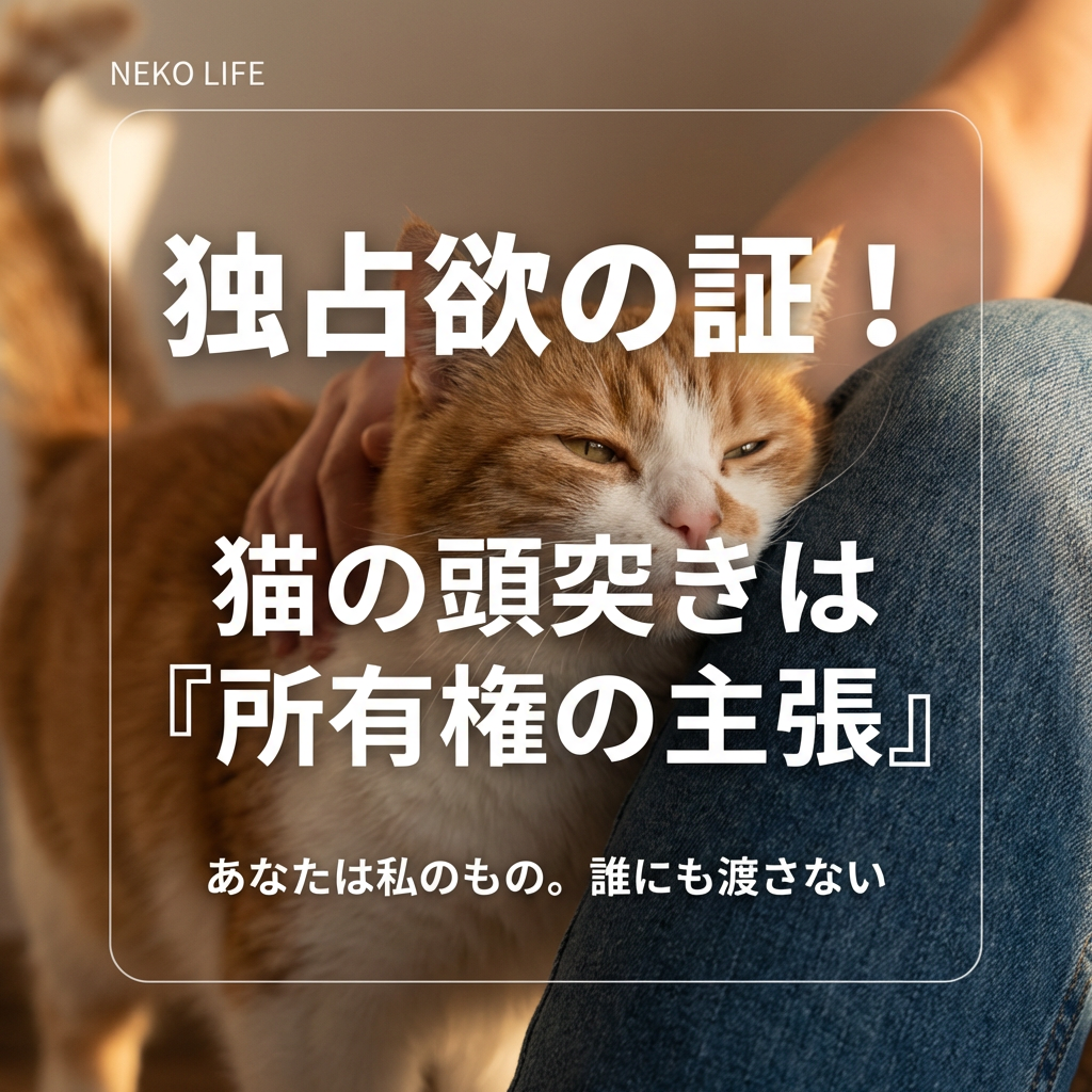 愛猫からの頭突きに隠された秘密を解明！