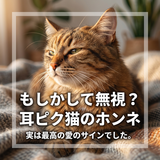 猫の耳がピクッとする理由と愛されている証拠