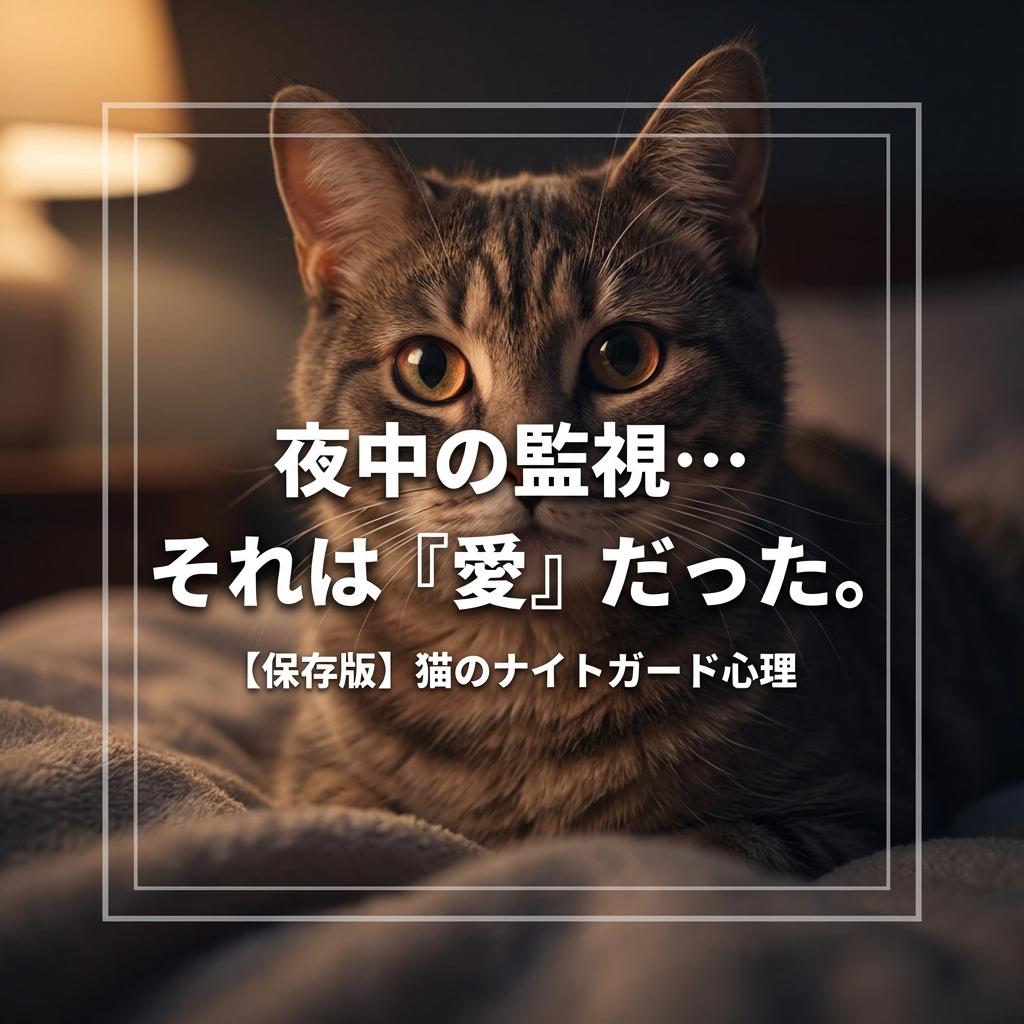 夜中に猫が見つめる理由と愛情のサイン