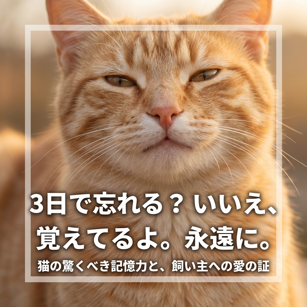 猫の記憶力と飼い主との絆を深掘り解説