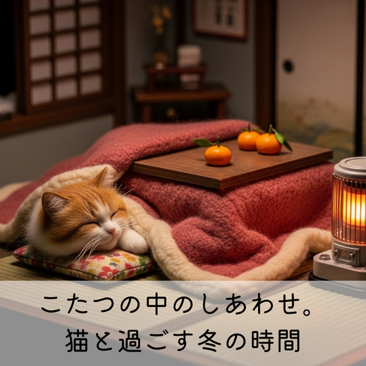 こたつの中のしあわせ。猫と過ごす冬の時間