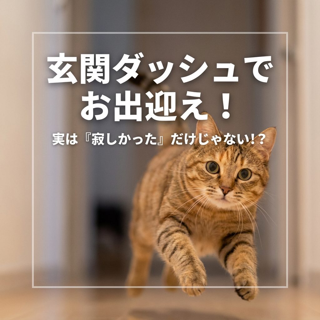猫が玄関でお出迎えする理由とは？心温まる瞬間の真実