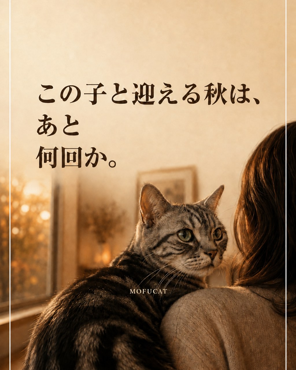 この子と迎える秋は、あと何回か｜猫がいちばん近い季節