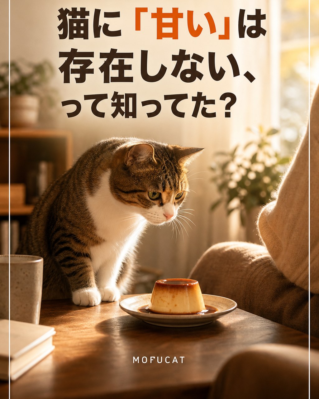 猫に「甘い」は存在しない、って知ってた？