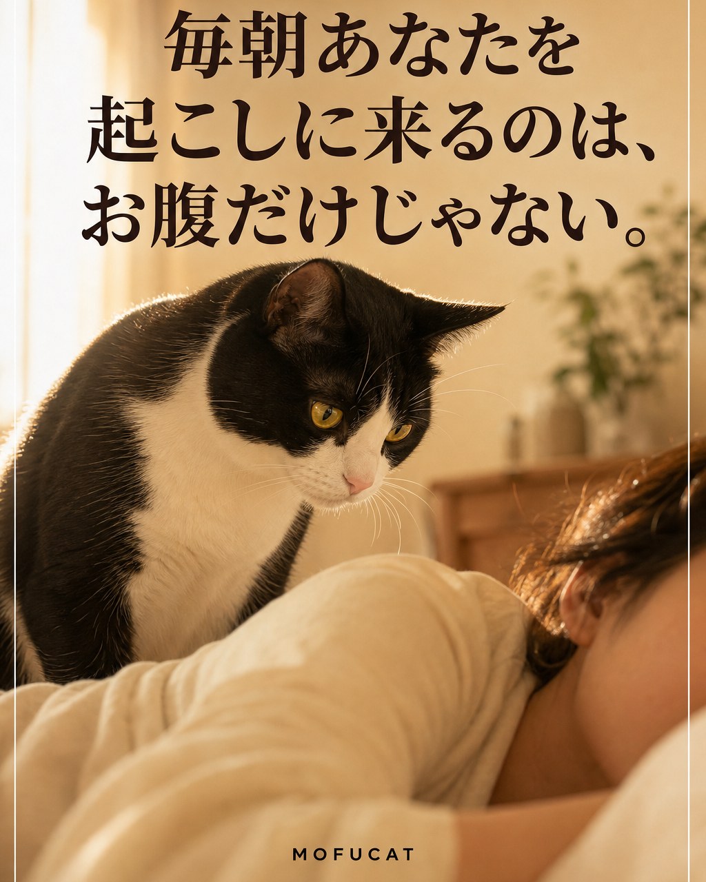猫が毎朝起こしに来る理由｜お腹がすいただけじゃない