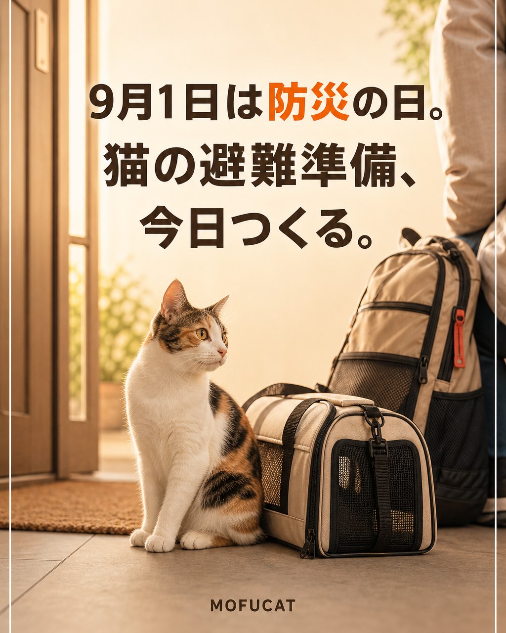 猫の避難準備を今日つくる理由｜「大丈夫」じゃないかも