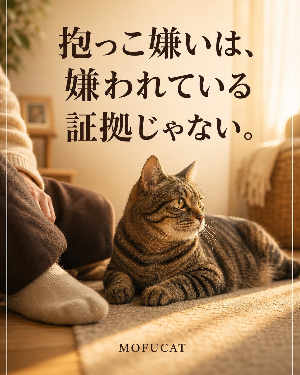 猫が抱っこ嫌いな理由｜嫌われているわけじゃない
