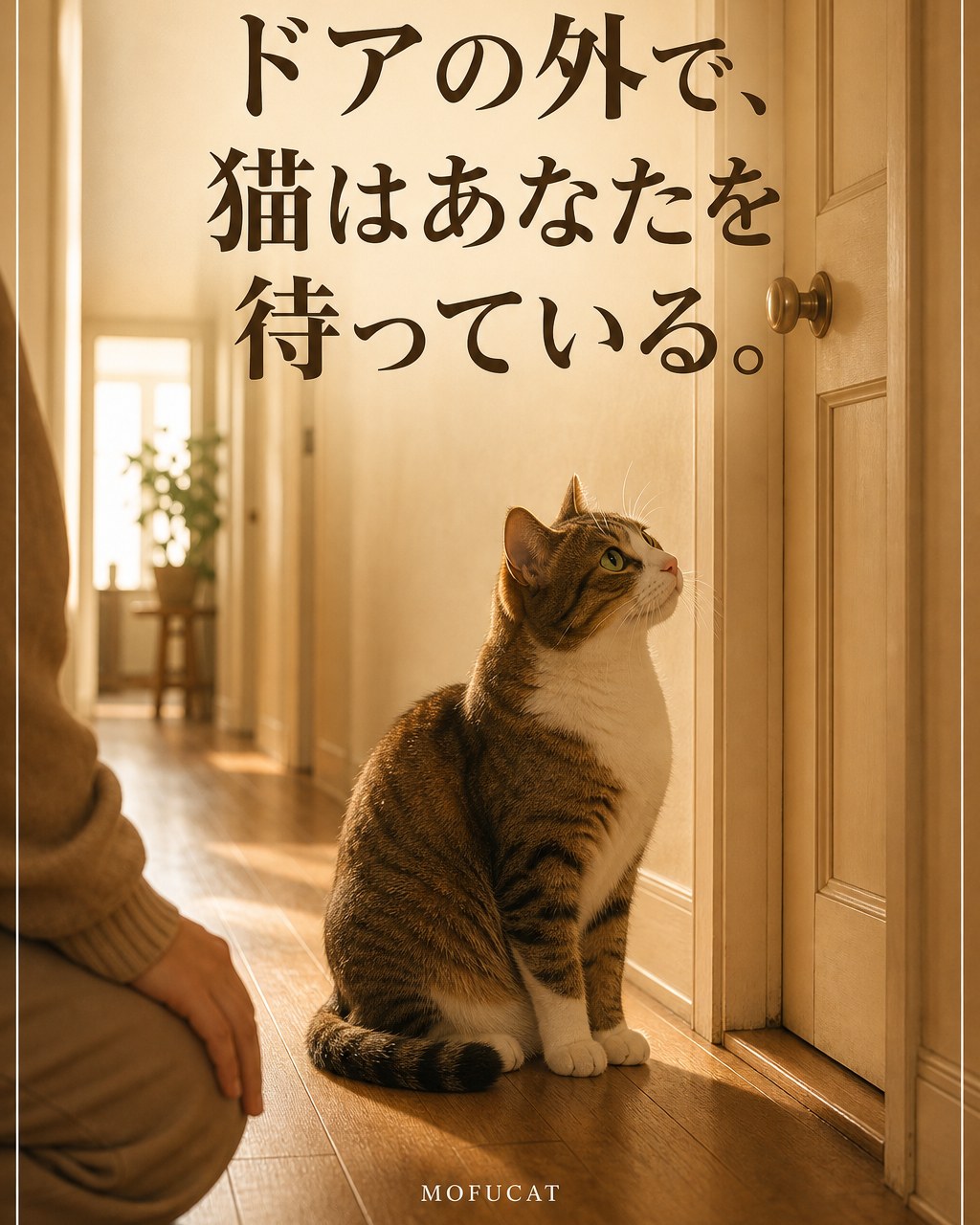ドアの外で、猫はあなたを待っている