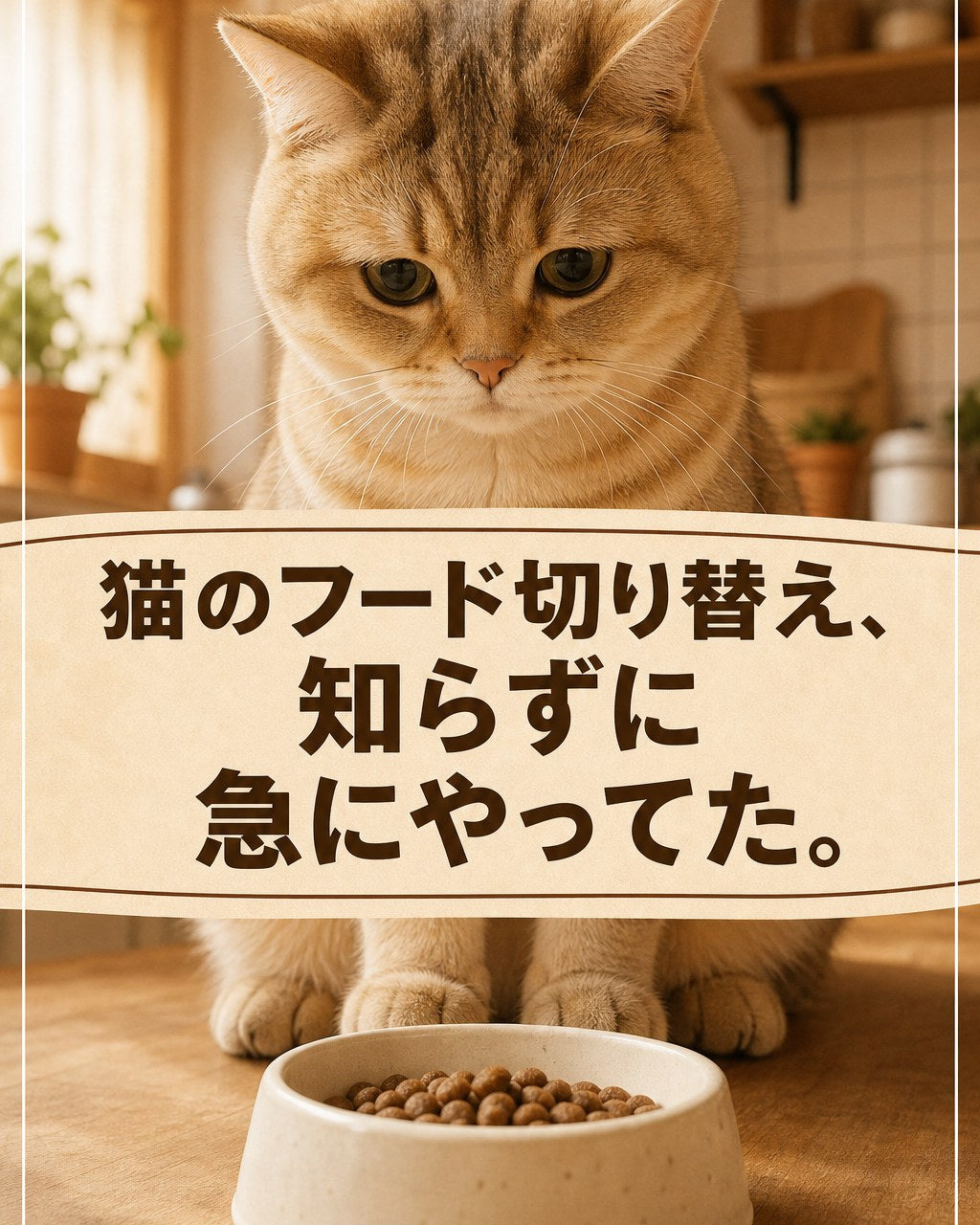 猫のフード切り替えを急にしない理由｜下痢や嘔吐の原因に
