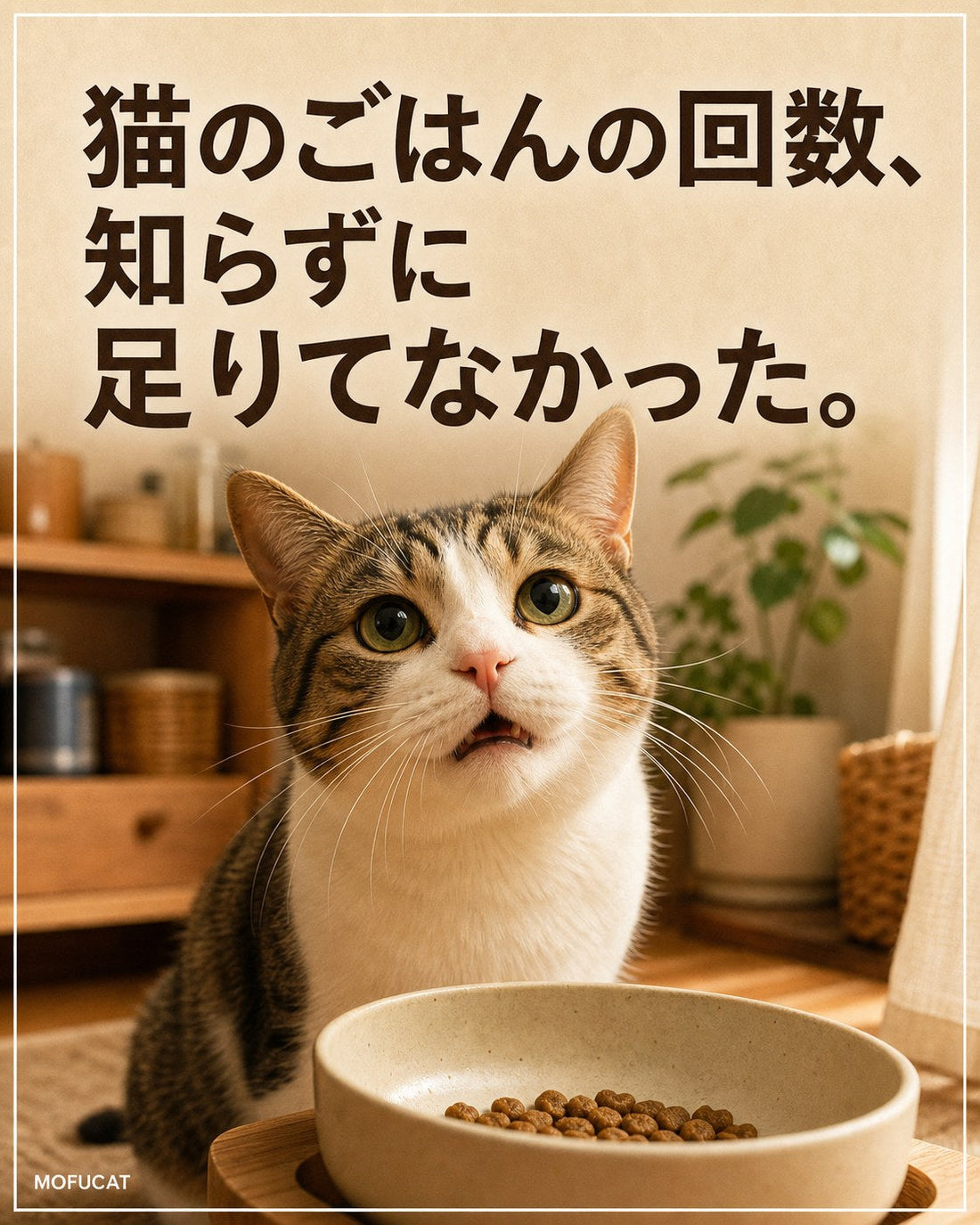 猫のごはんの回数、知らずに足りてなかった？｜1日2回で十分じゃない