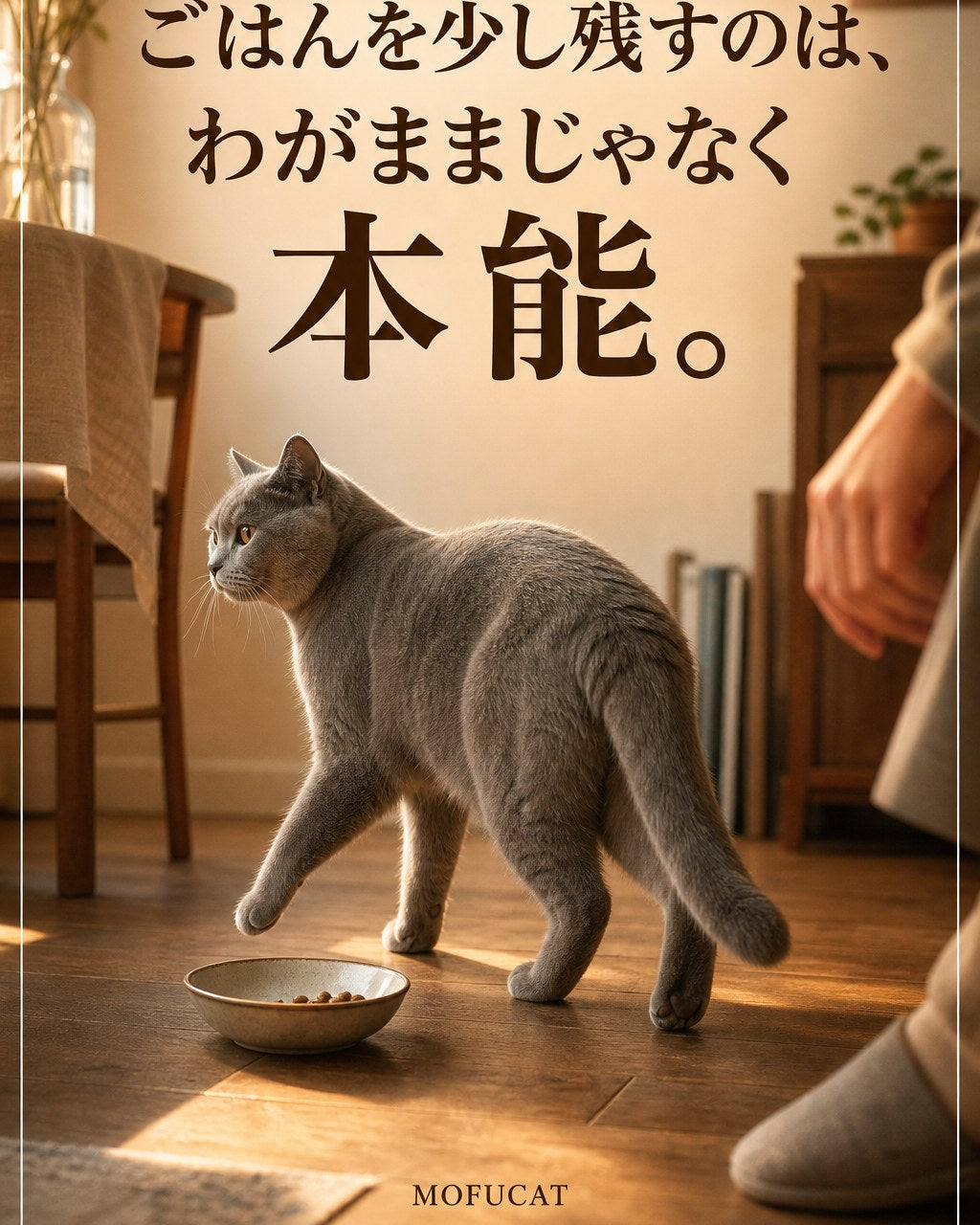猫がごはんを少し残す理由｜わがままじゃなく本能