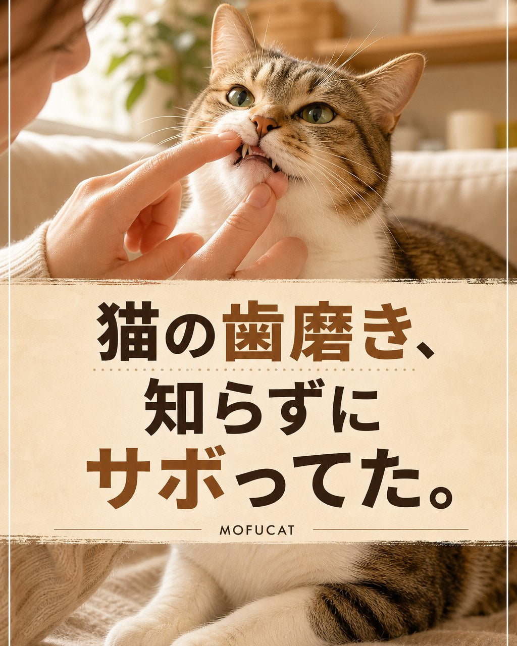 猫の歯磨き、知らずにサボってた