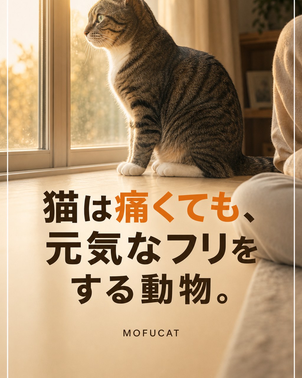 猫が痛くても元気なフリをする理由｜弱みを見せない本能