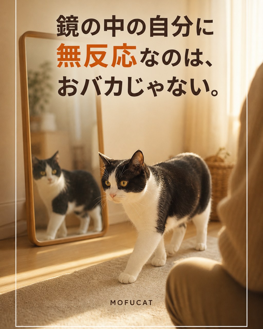 猫が鏡の中の自分に無反応な理由｜おバカじゃない