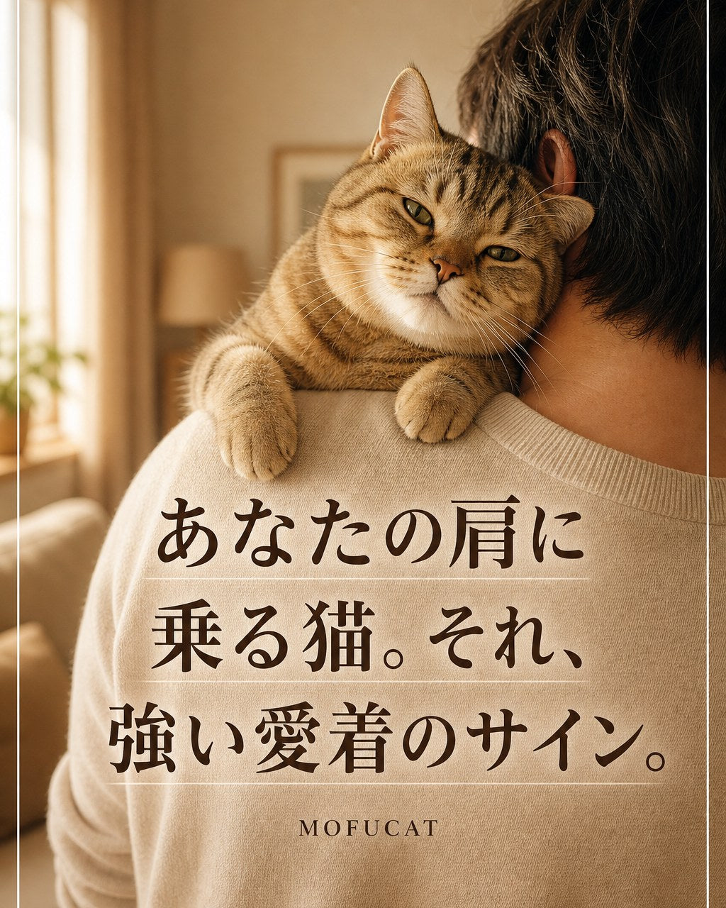 猫が肩に乗る理由｜強い愛着のサイン