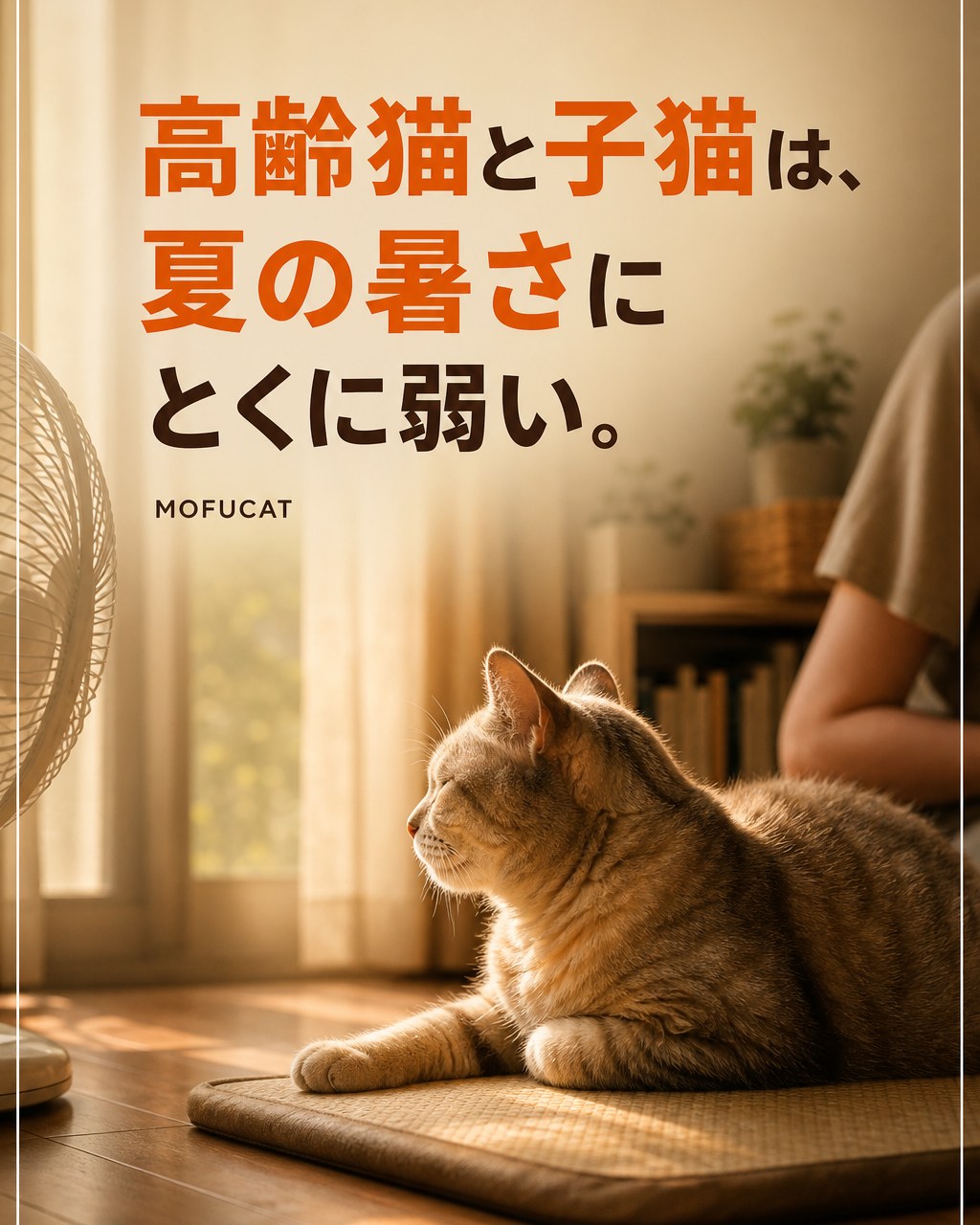 高齢猫と子猫が夏の暑さにとくに弱い理由｜元気だから平気じゃない