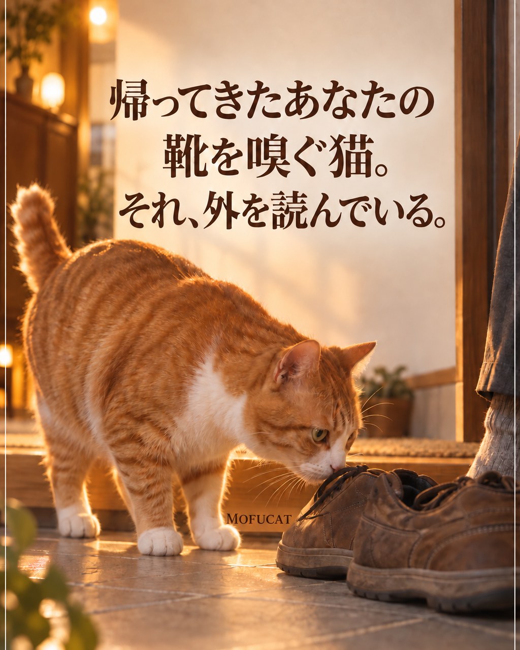 帰ってきたあなたの靴を猫が嗅ぐ理由｜外を読んでいる