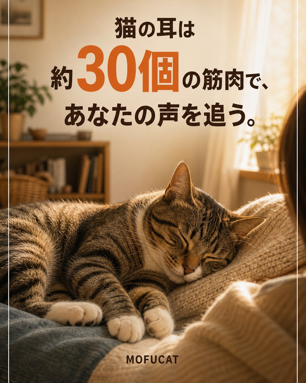 猫の耳があなたの声を追う理由｜眠っていても特別枠