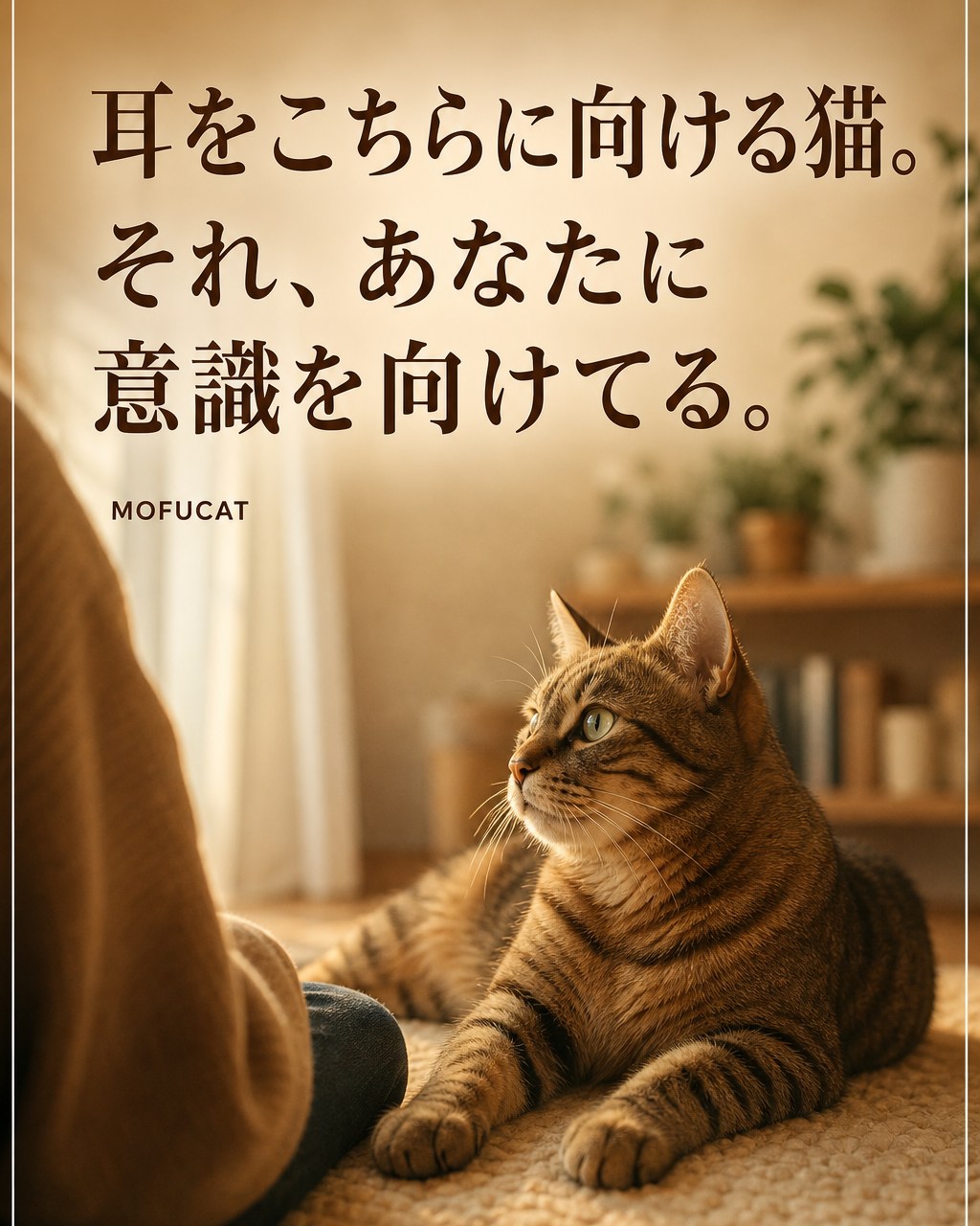 猫が耳をこちらに向ける理由｜意識を向けているサイン