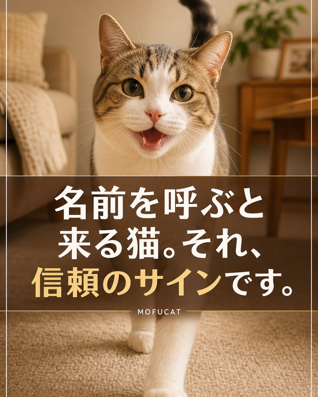 名前を呼ぶと猫が来る理由｜信頼のサインです