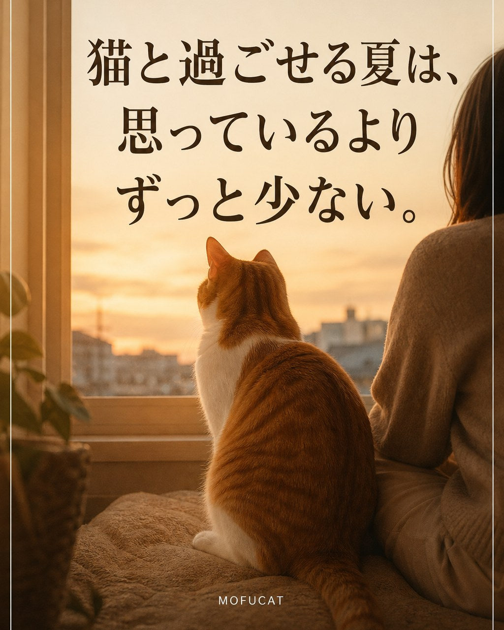 猫と過ごせる夏は、思っているより少ない｜同じ夏は二度と来ない