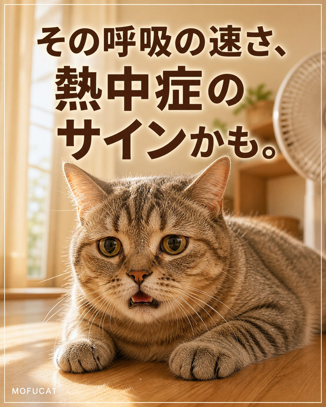猫の呼吸の速さが熱中症のサインかも｜夏でも大丈夫じゃない