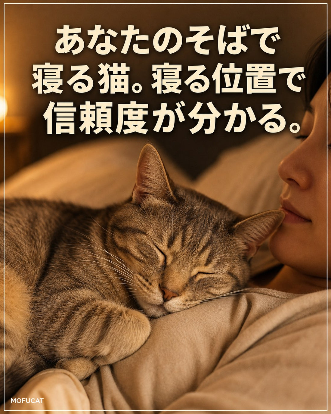 猫がそばで寝る位置で信頼度が分かる理由｜安心できる距離