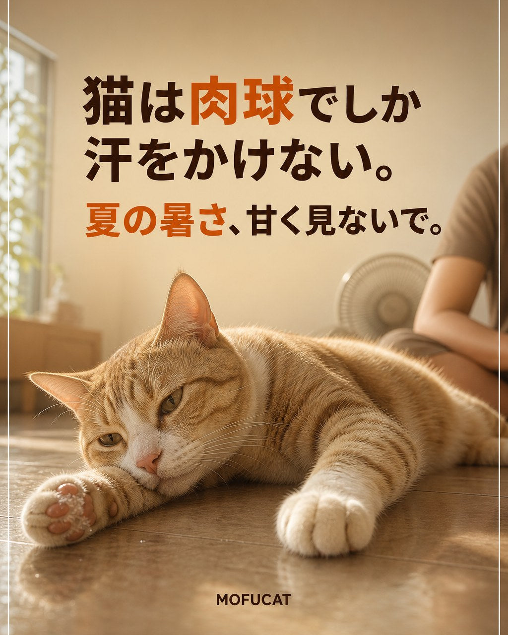 猫が肉球でしか汗をかけない理由｜夏の暑さを甘く見ないで