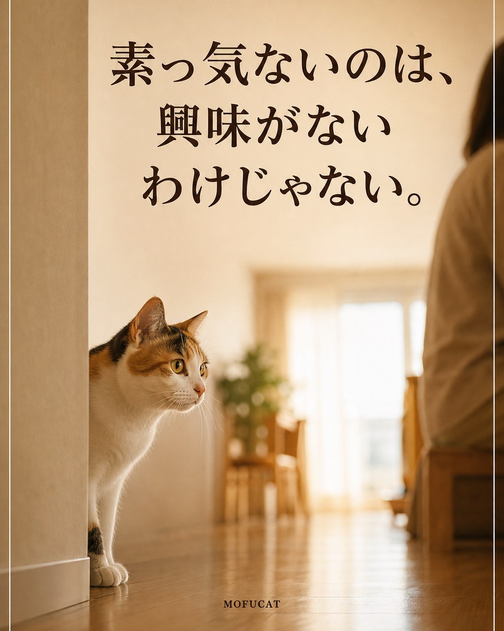 帰宅直後に猫が素っ気ない理由｜興味がないわけじゃない