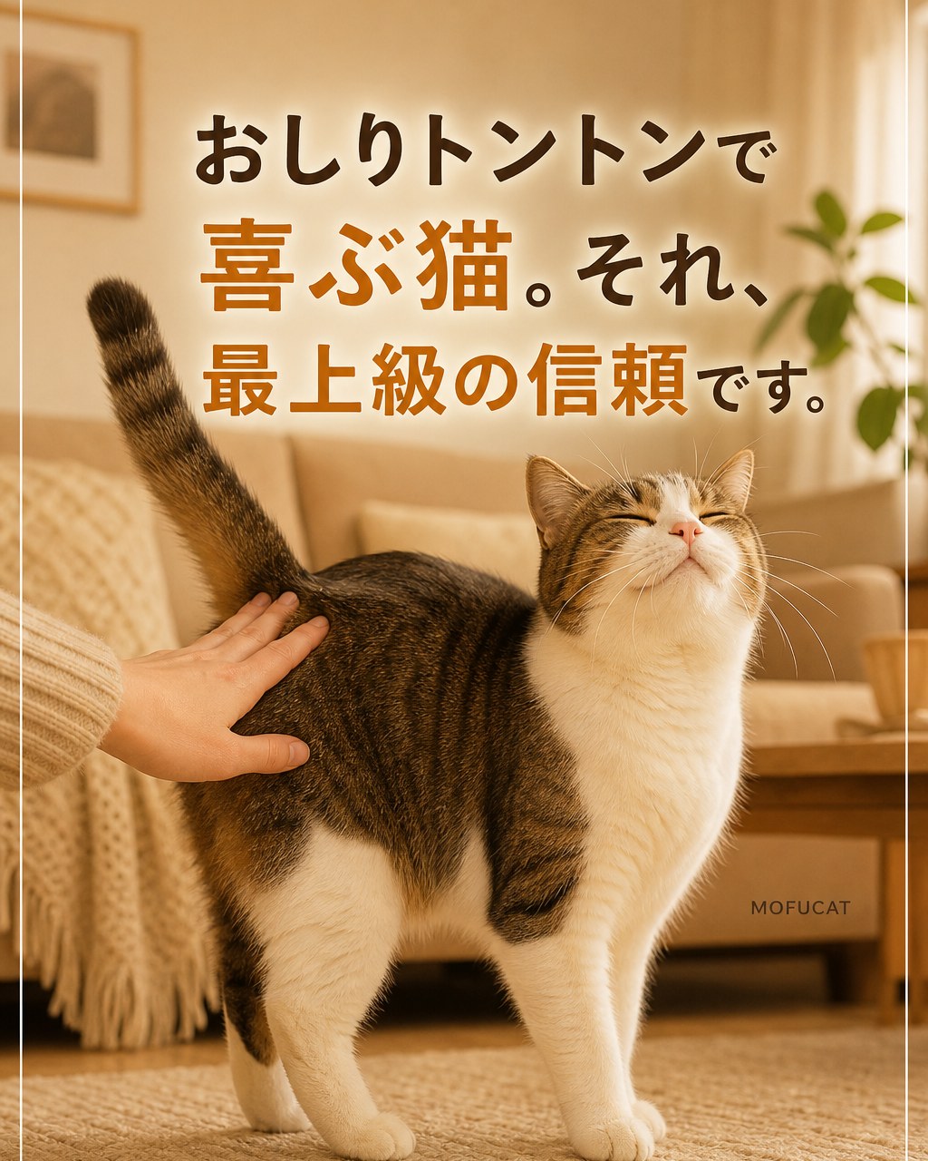 猫がおしりトントンで喜ぶ理由｜最上級の信頼のサイン