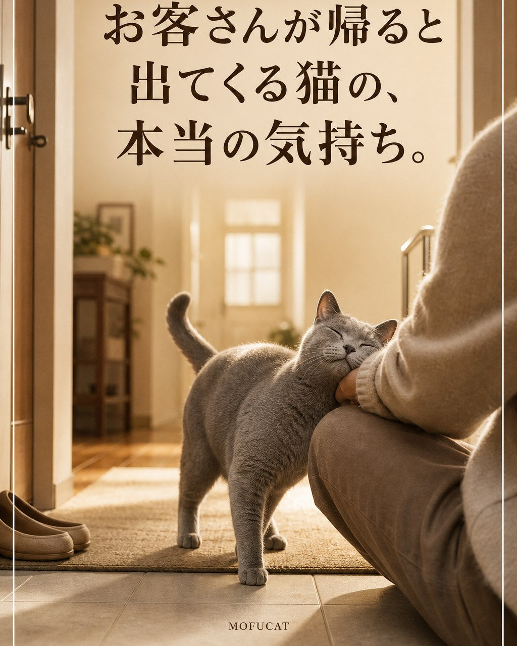 お客さんが帰ると猫が出てくる理由｜ただの人見知りじゃない