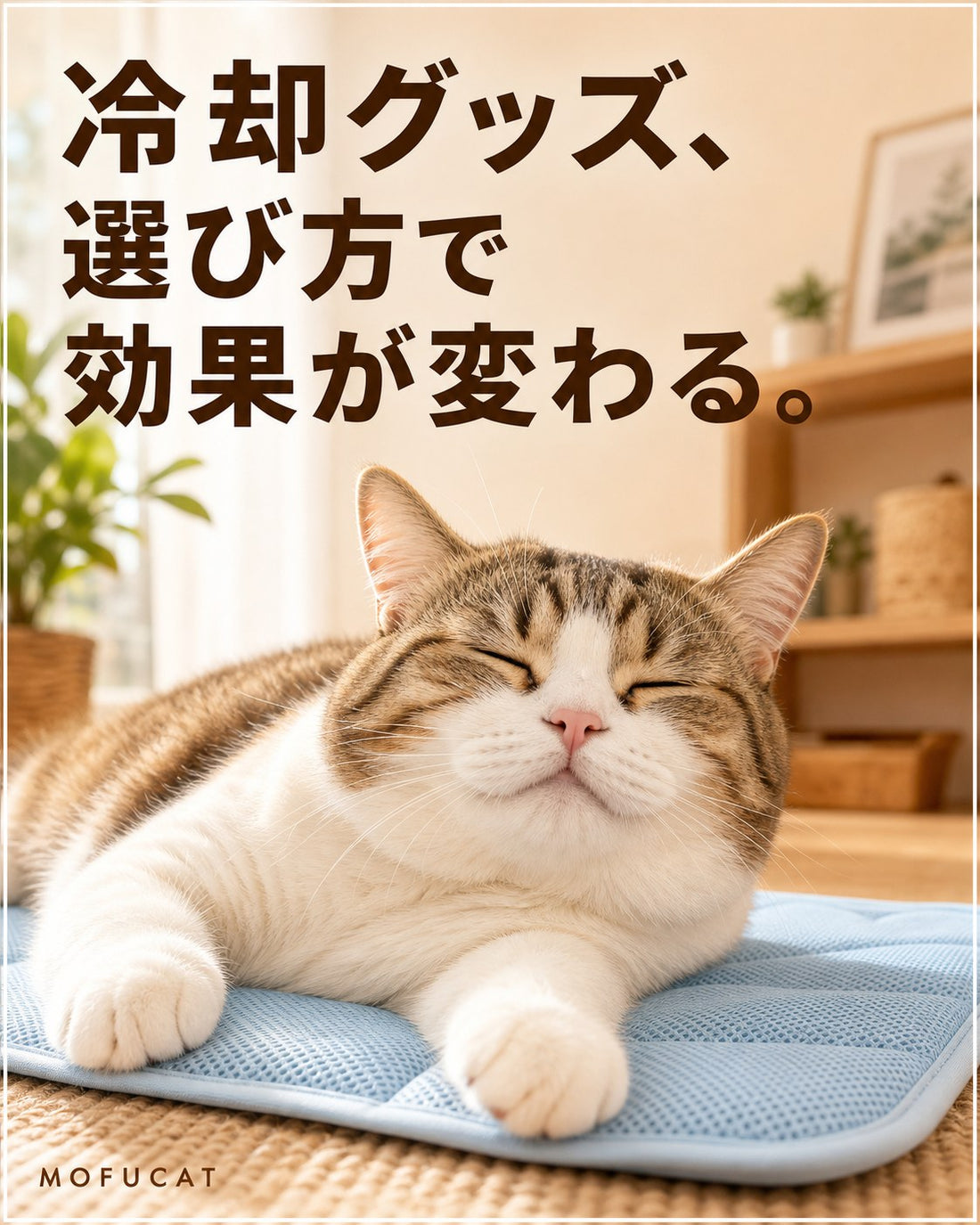 猫の冷却グッズ選びで効果が変わる理由｜置き場所と素材で好みは変わる