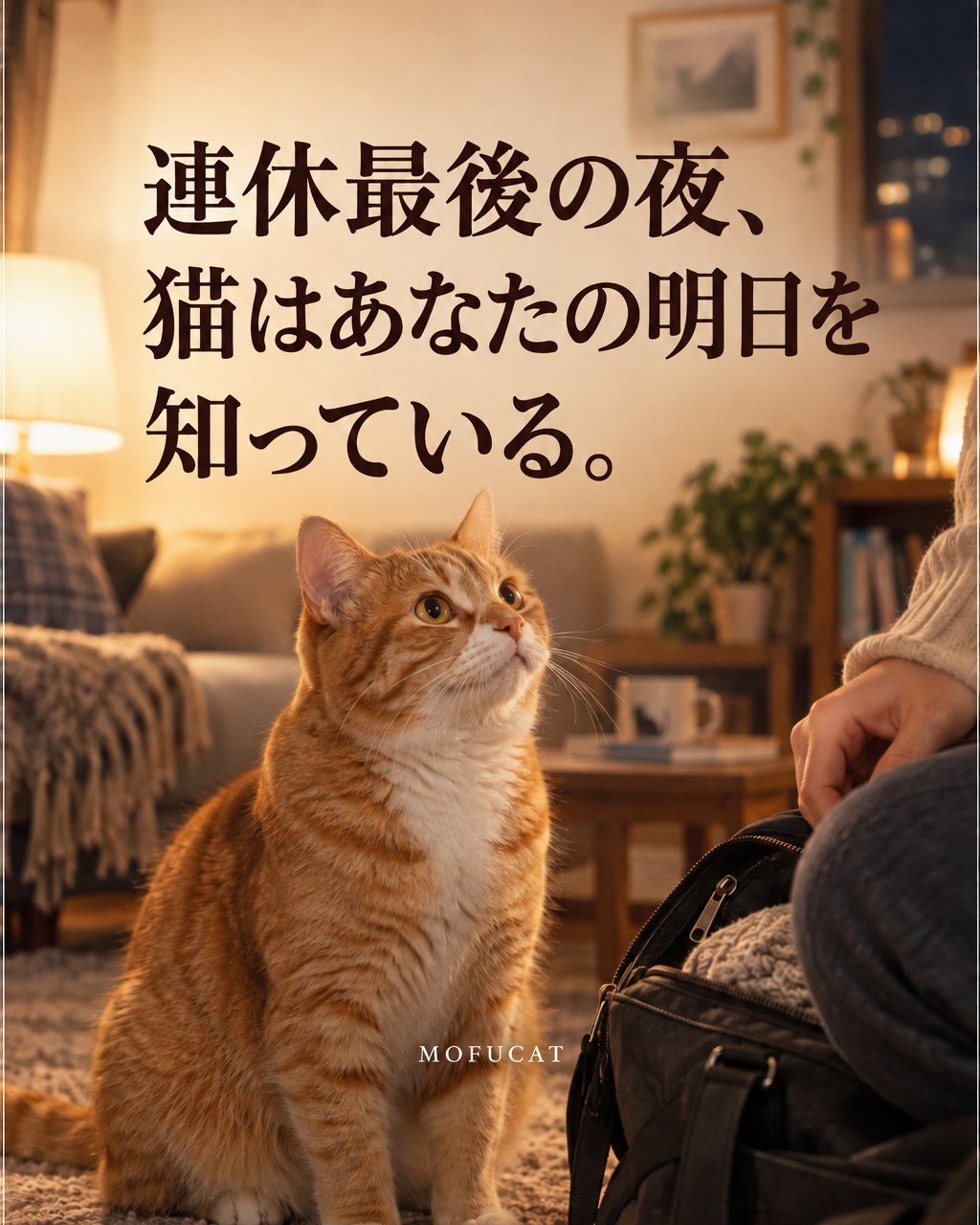 連休最後の夜に猫がそばに来る理由｜偶然じゃない