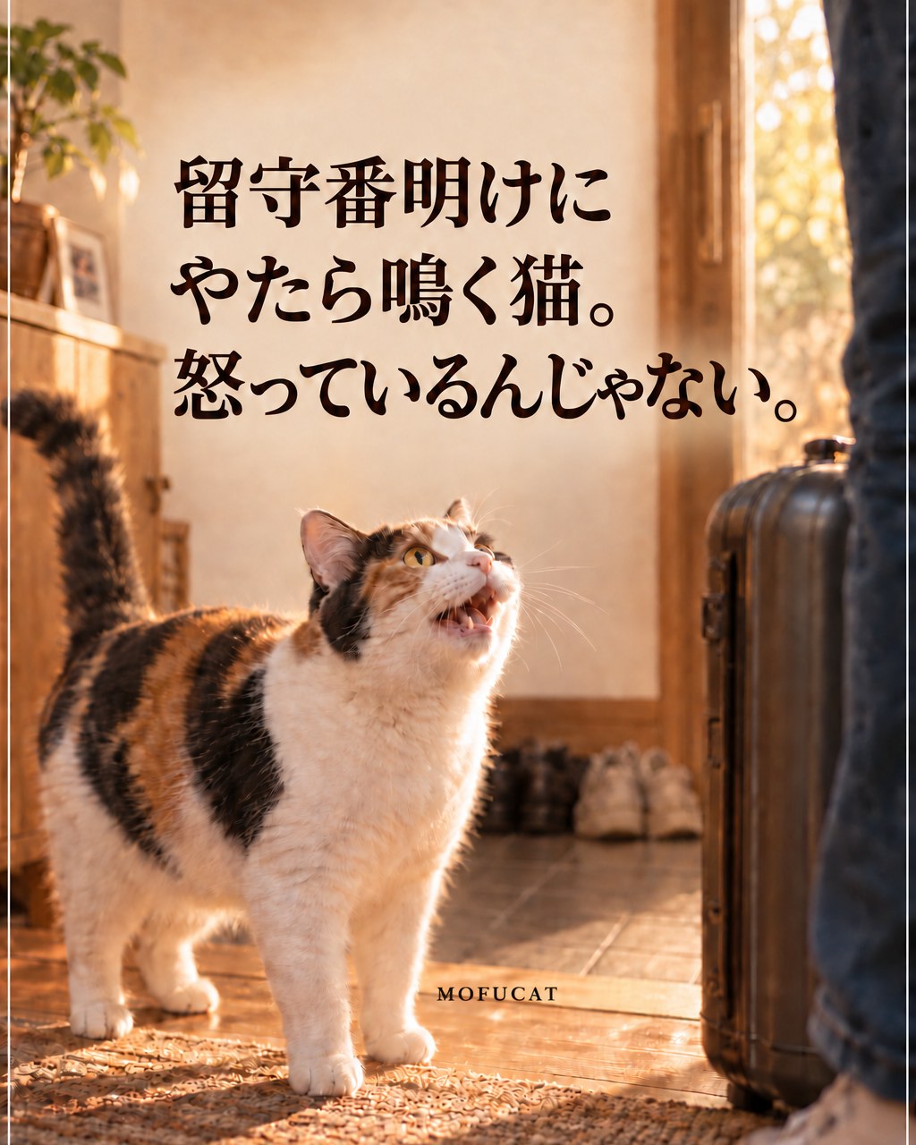留守番のあと猫がやたら鳴く理由｜怒っているわけじゃない