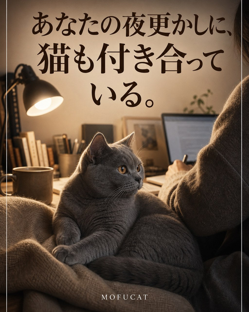 あなたの夜更かしに猫が付き合う理由｜たまたま起きてるわけじゃない