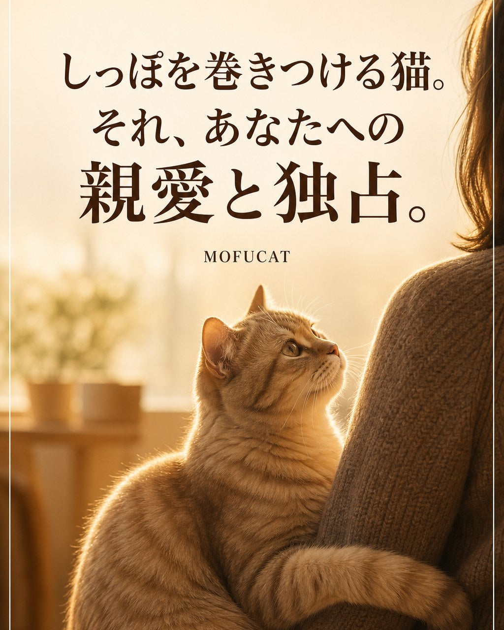 猫がしっぽを巻きつける理由｜親愛と独占のサイン