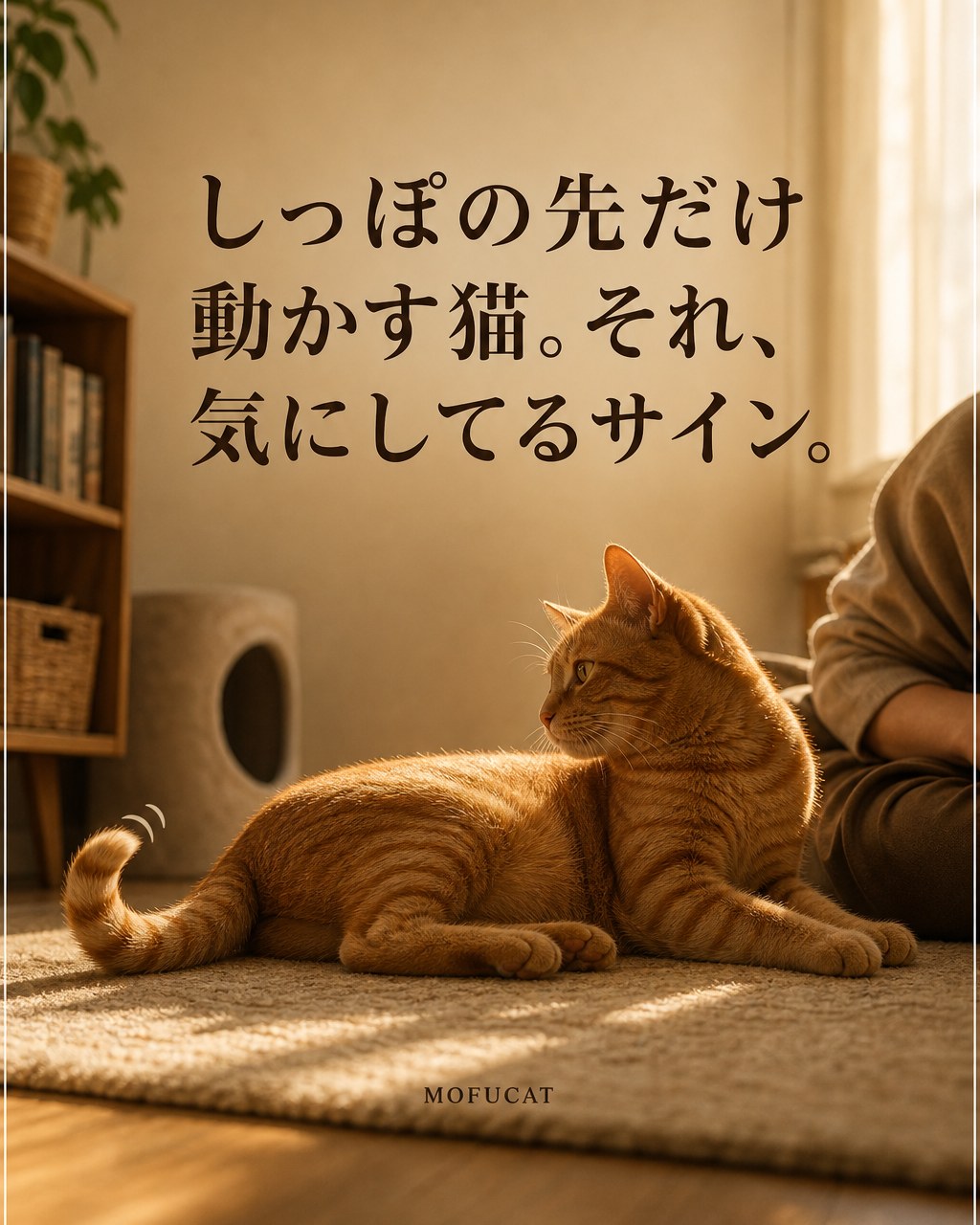 猫がしっぽの先だけ動かす理由｜気にしてるサイン