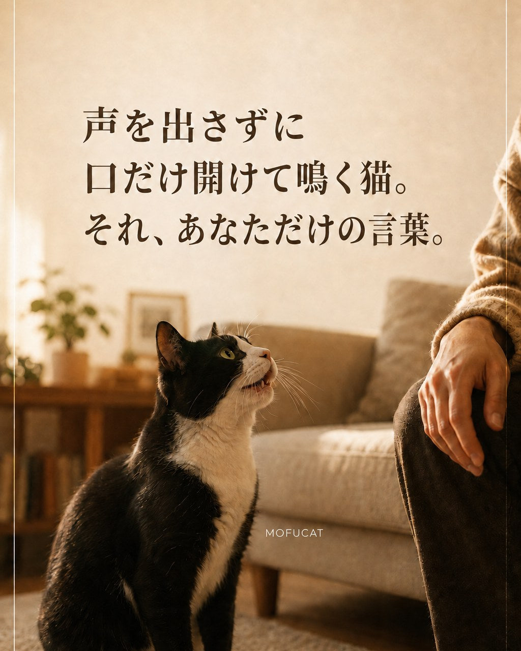 猫が声を出さずに口だけ開けて鳴く理由｜あなただけの言葉