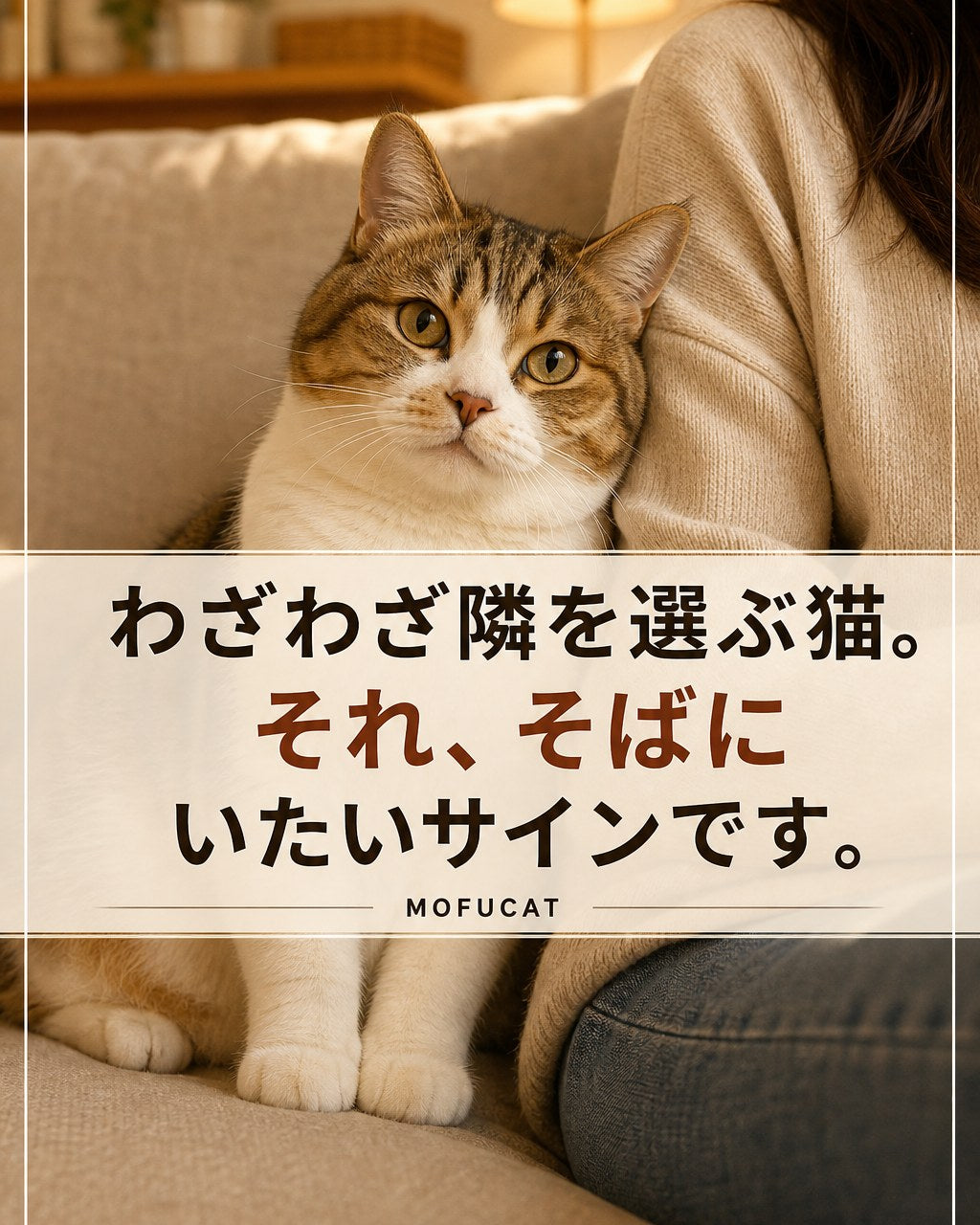 猫がわざわざ隣を選ぶ理由｜そばにいたいサイン