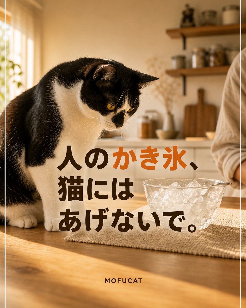 猫に人のかき氷をあげないで｜冷たい＝優しさじゃない