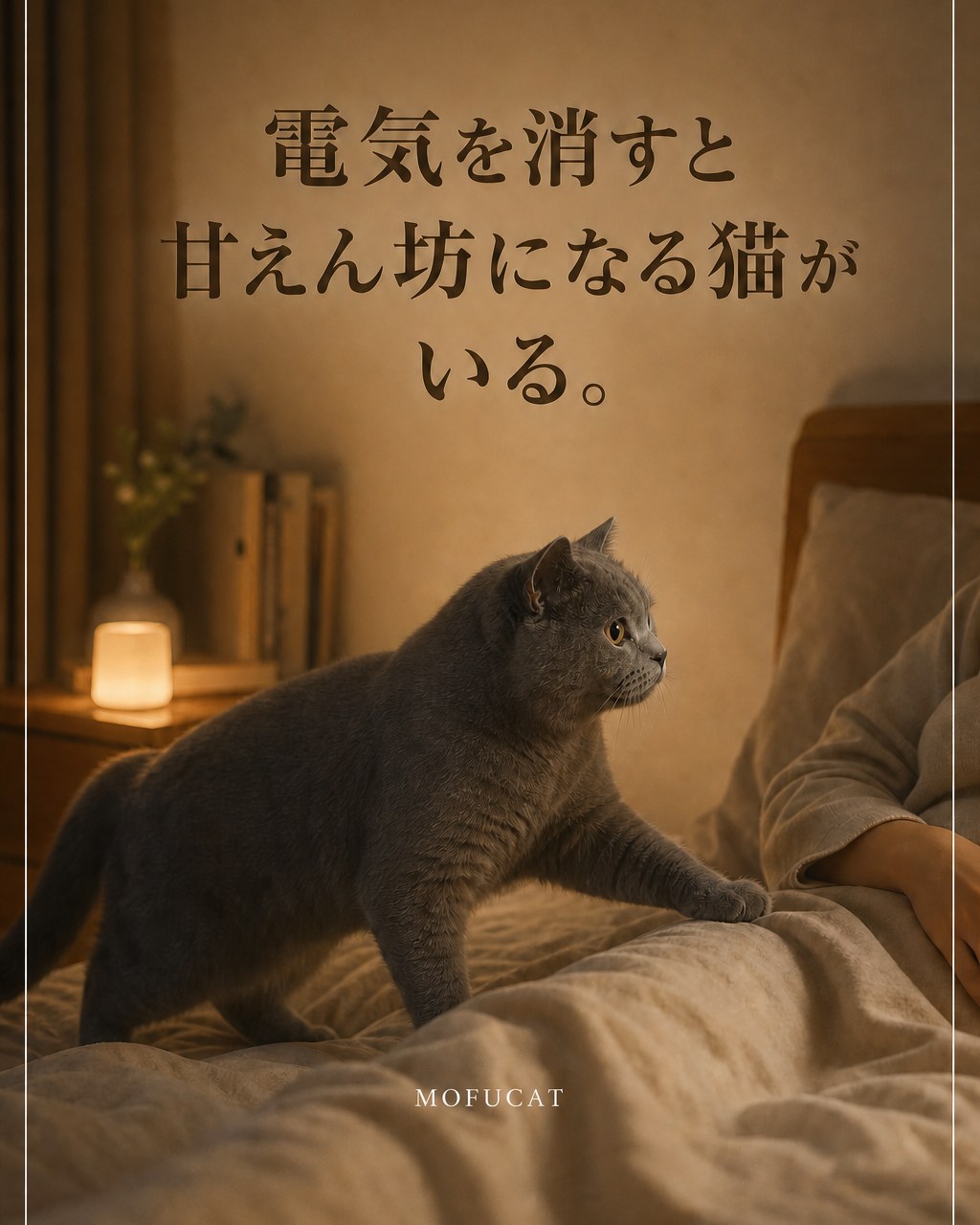 電気を消すと猫が甘えん坊になる理由｜警戒を解ける時間