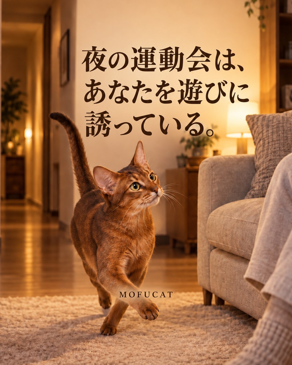 夜の運動会は、あなたを遊びに誘っている｜猫との暮らし