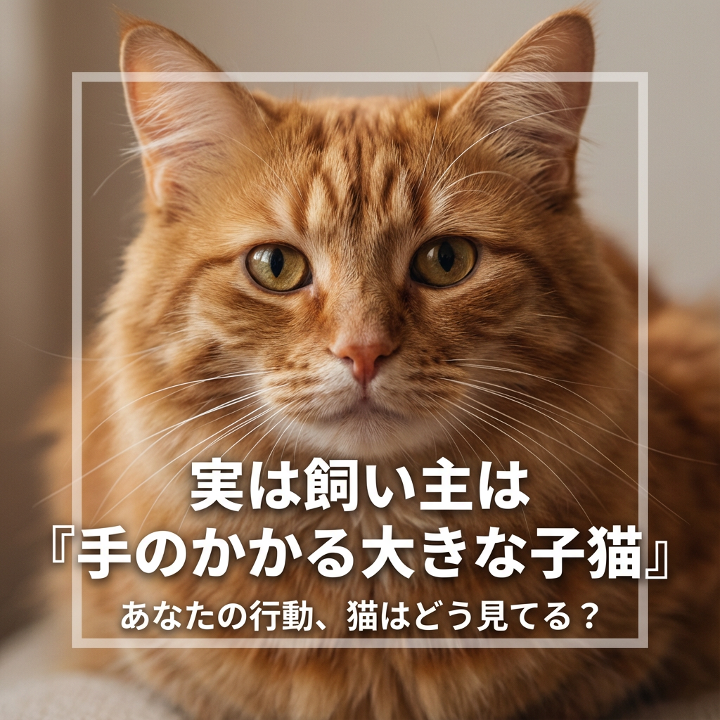 猫から見た飼い主の行動、実はこう見えている？