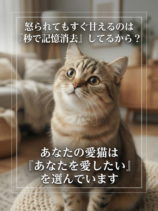 猫が怒られても甘えてくる理由とは？