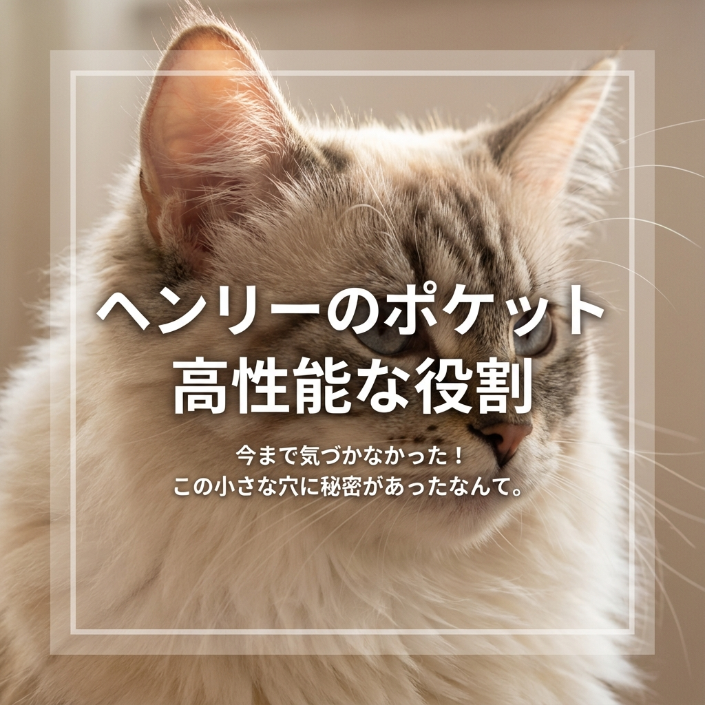 猫の耳に隠された神秘のポケット、その秘密とは？
