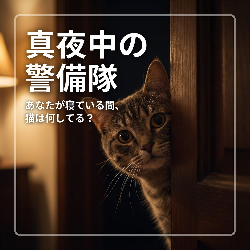 猫の真夜中の活動を探る！愛猫が夜に何をしているのかを知ろう