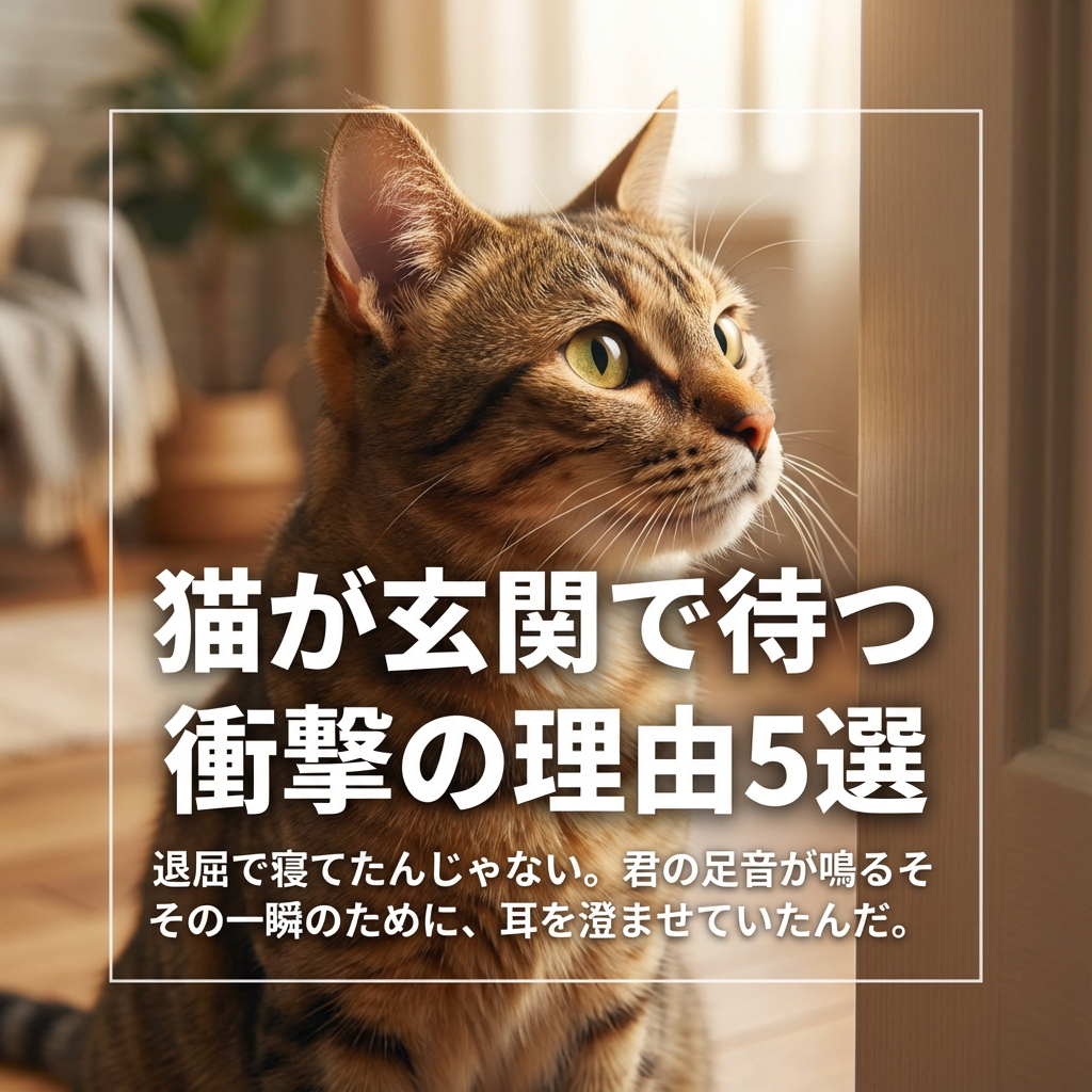 猫が飼い主の足音を聞き分ける愛の秘密