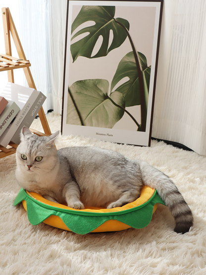 Hamburger shop cat bed [Hamburger potato] 